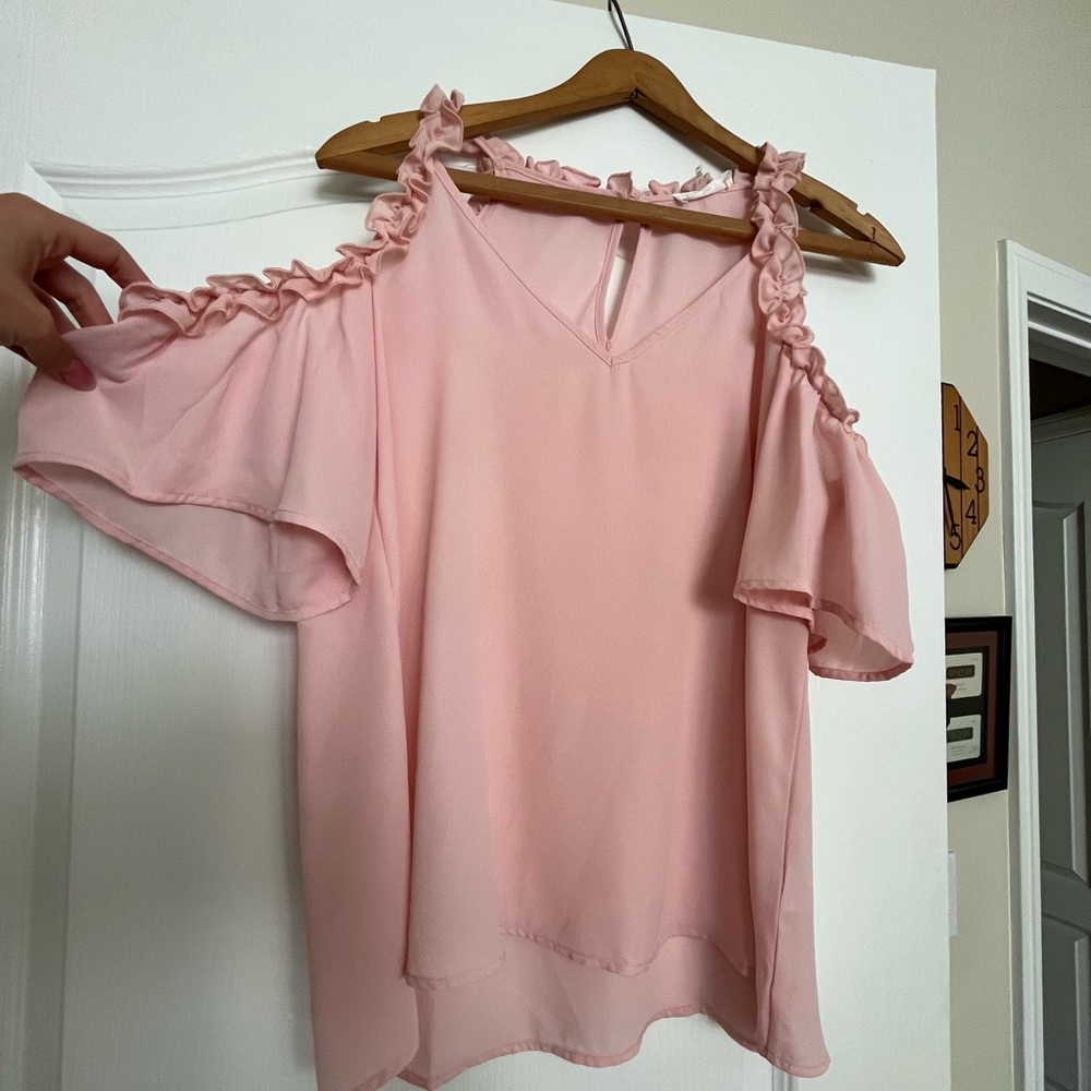 Latowne shoulderless blouse